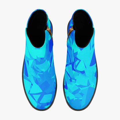 blue-crystal-elegante-reissverschluss-stiefeletten-stiefeletten-jlr-design-7 - JLR Design