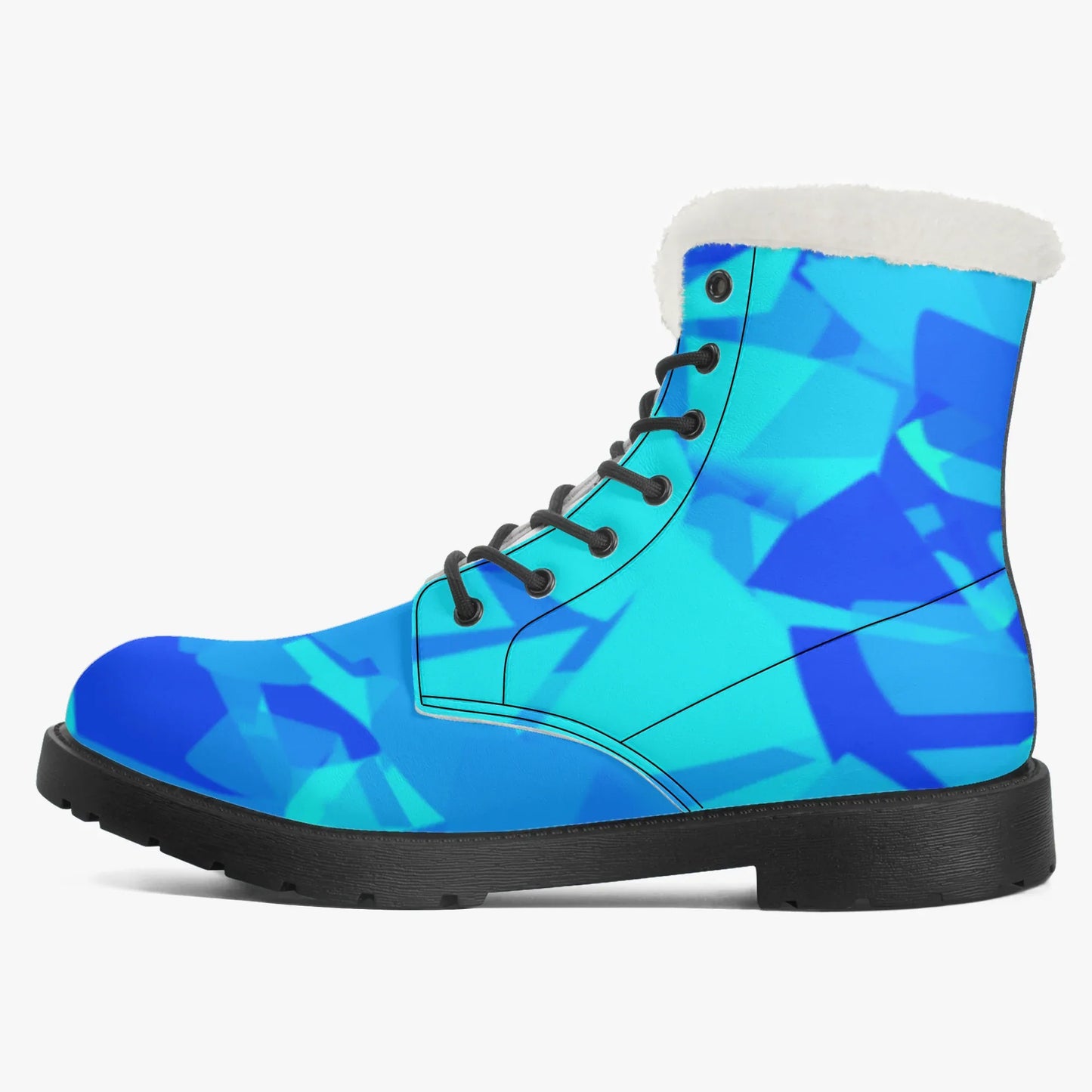 blue-crystal-faux-fur-leder-boots-boots-jlr-design-4 - JLR Design