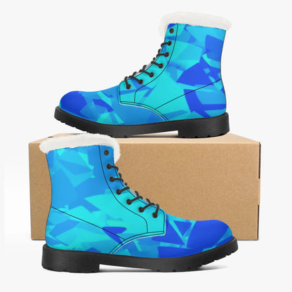 blue-crystal-faux-fur-leder-boots-boots-jlr-design-5 - JLR Design