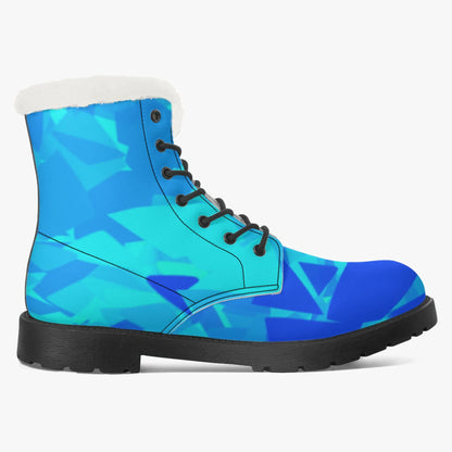 blue-crystal-faux-fur-leder-boots-boots-jlr-design-8 - JLR Design