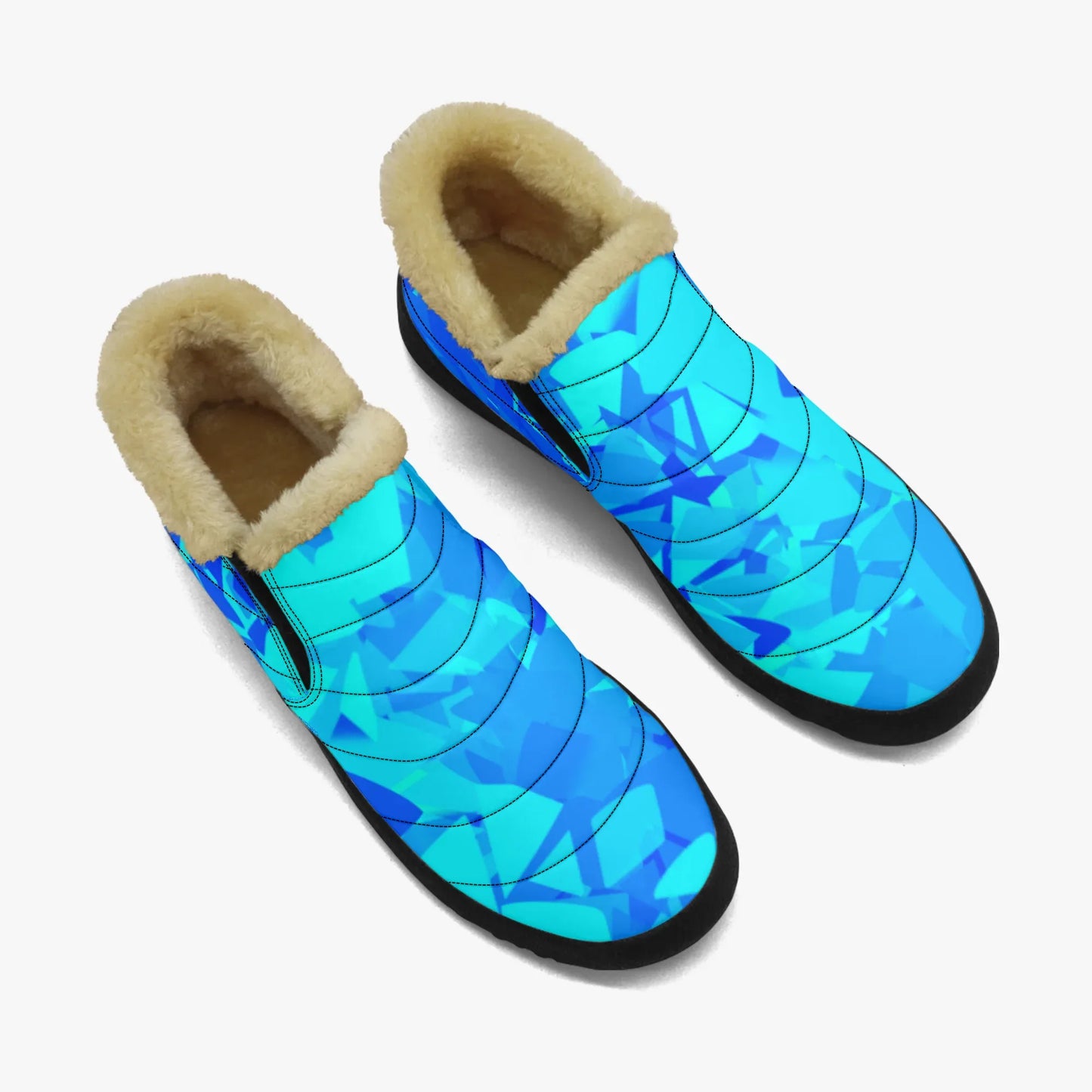blue-crystal-faux-fur-slipper-slipper-jlr-design-2 - JLR Design