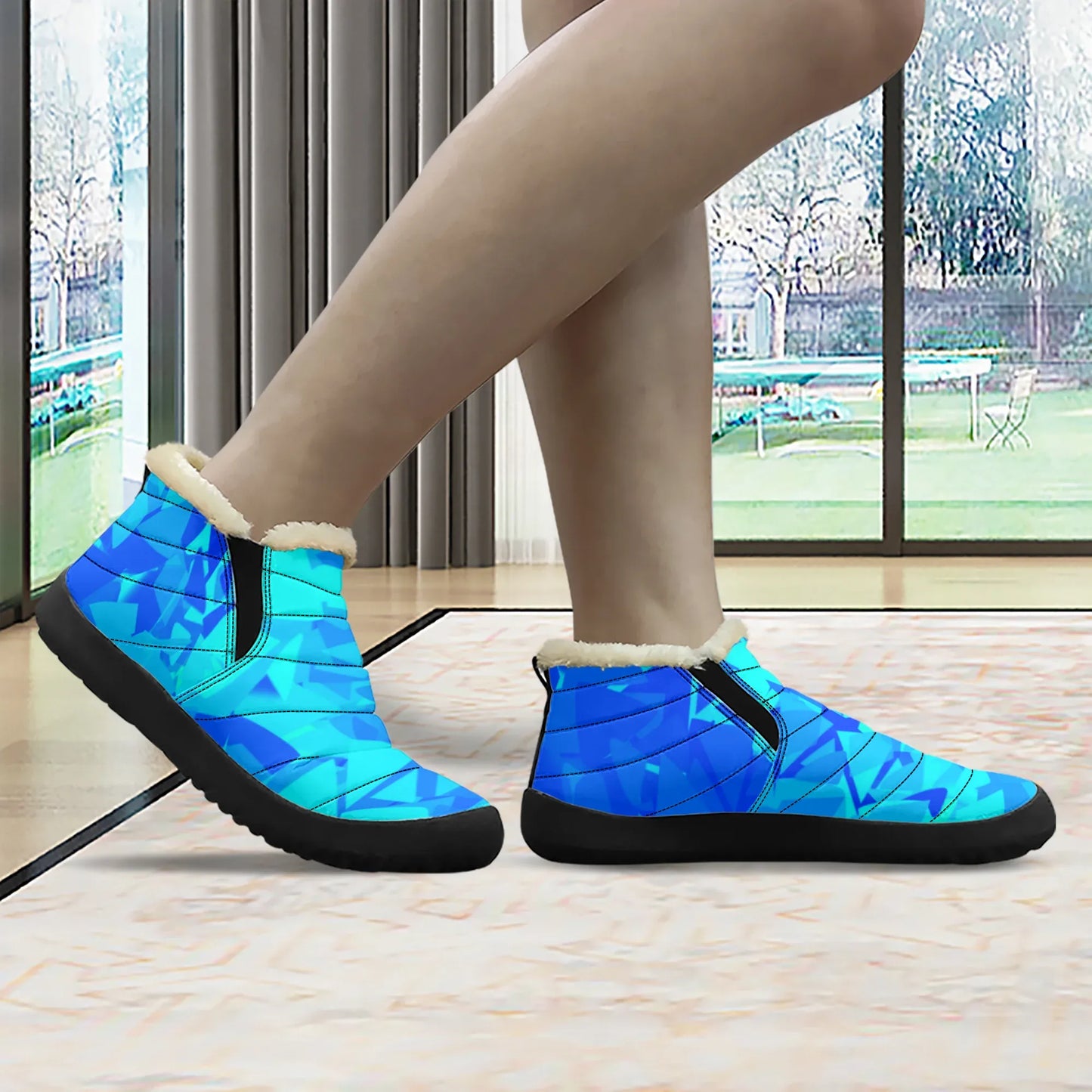 blue-crystal-faux-fur-slipper-slipper-jlr-design-3 - JLR Design