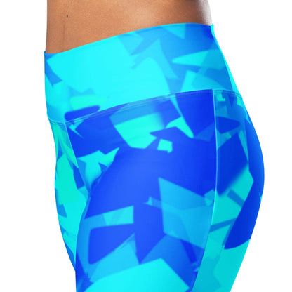 blue-crystal-high-waist-flare-leggings-flare-leggings-jlr-design-10 - JLR Design