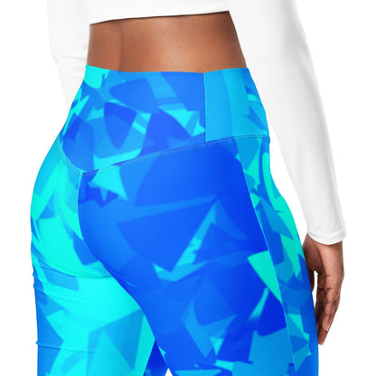 blue-crystal-high-waist-flare-leggings-flare-leggings-jlr-design-12 - JLR Design