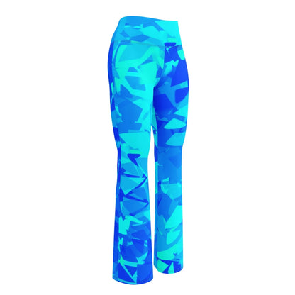 blue-crystal-high-waist-flare-leggings-flare-leggings-jlr-design-6 - JLR Design