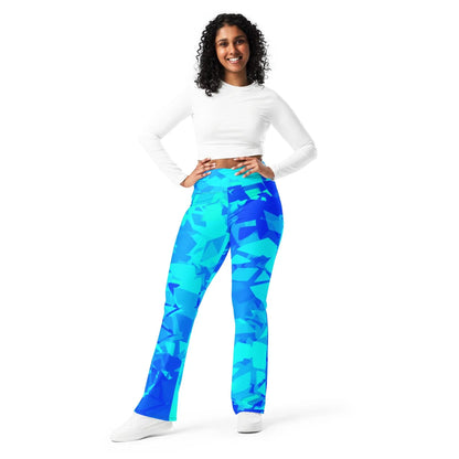 blue-crystal-high-waist-flare-leggings-flare-leggings-jlr-design-8 - JLR Design