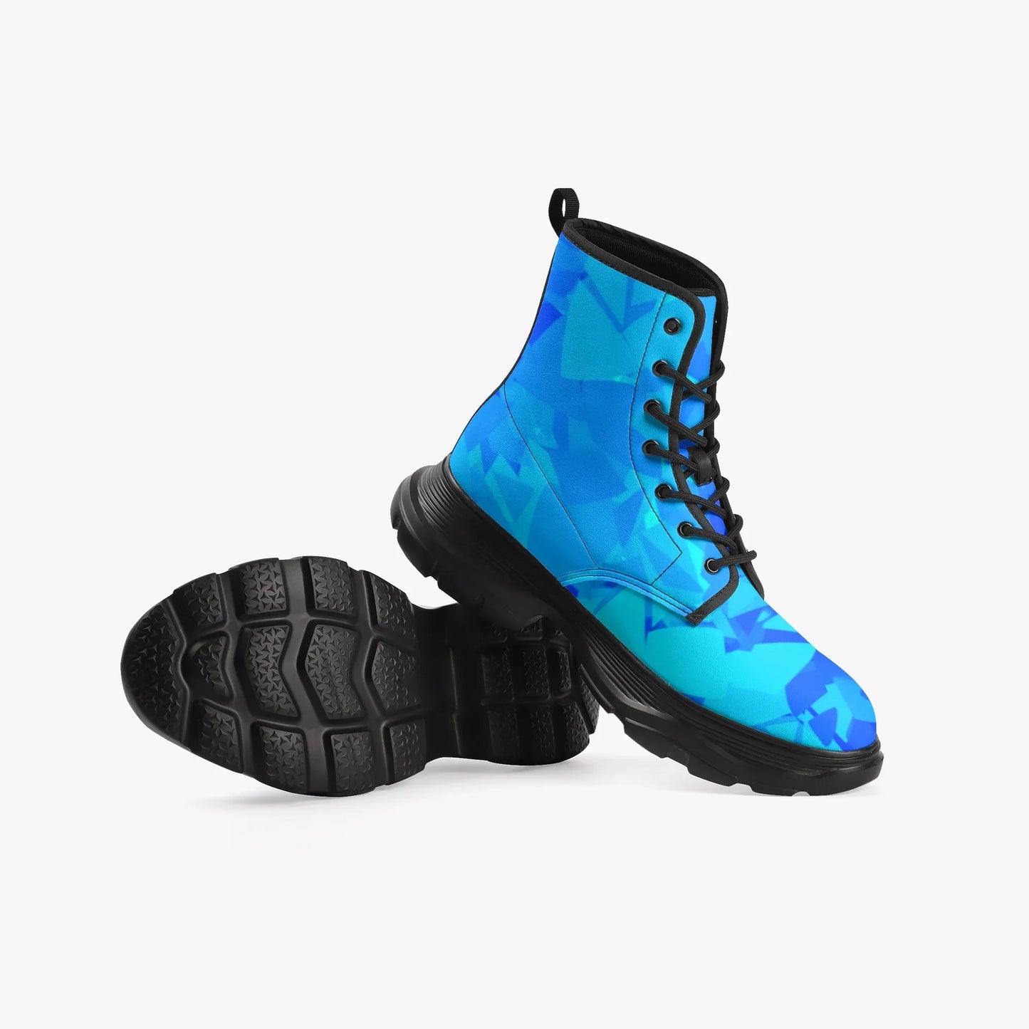 blue-crystal-leather-chunky-boots-boots-jlr-design-6 - JLR Design