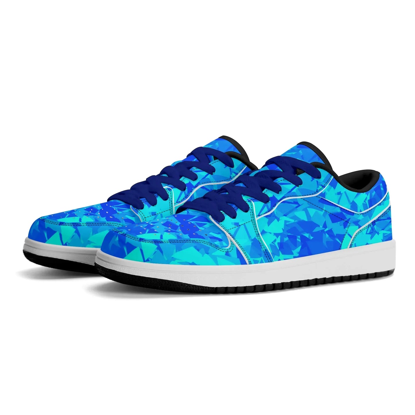 blue-crystal-low-top-leder-sneaker-fur-damen-sneaker-jlr-design-8 - JLR Design