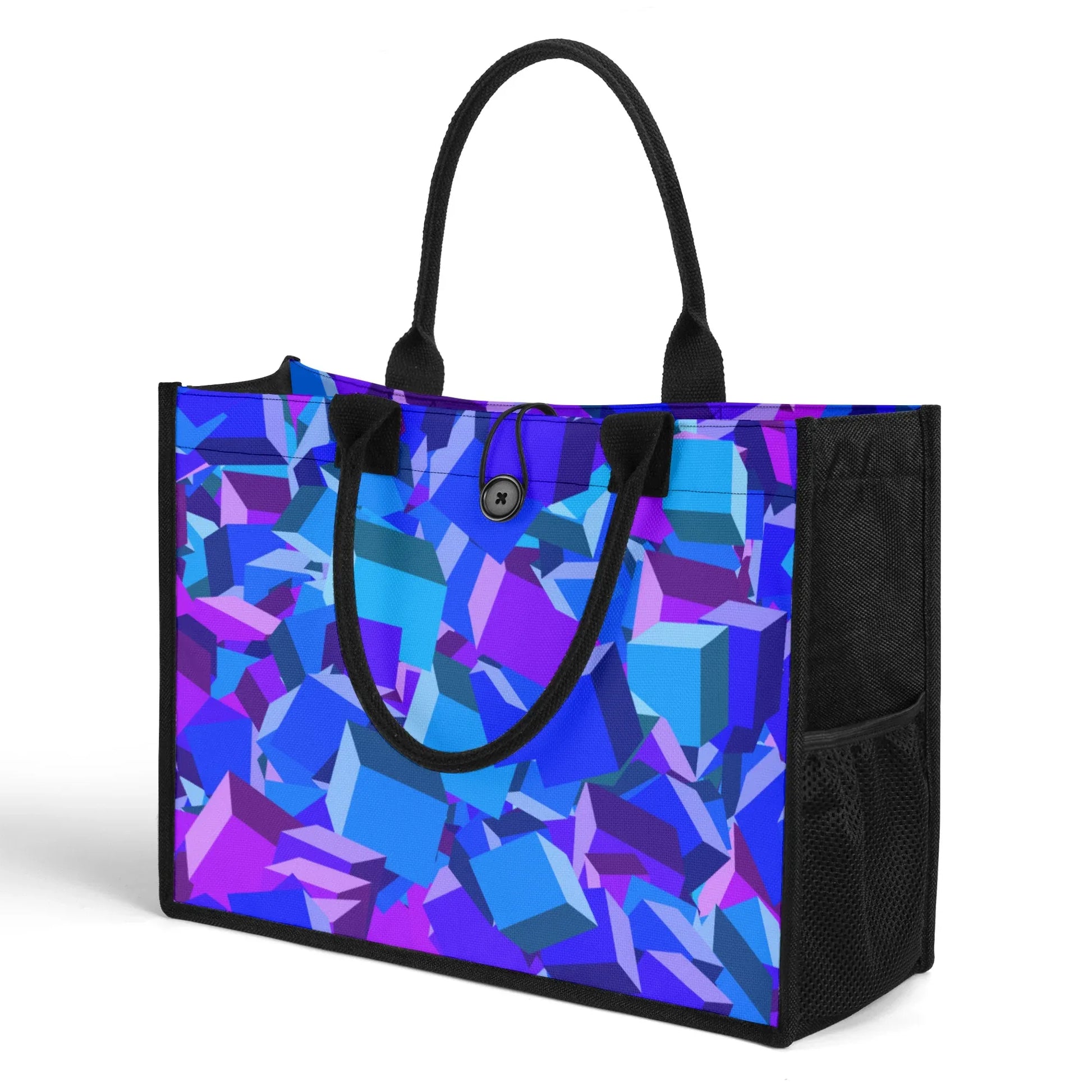 blue-cube-canvas-shopper-tasche-einkaufstasche-jlr-design-3 - JLR Design