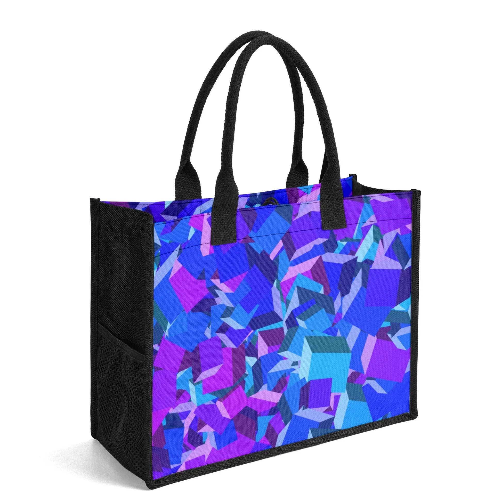 blue-cube-canvas-shopper-tasche-einkaufstasche-jlr-design-4 - JLR Design