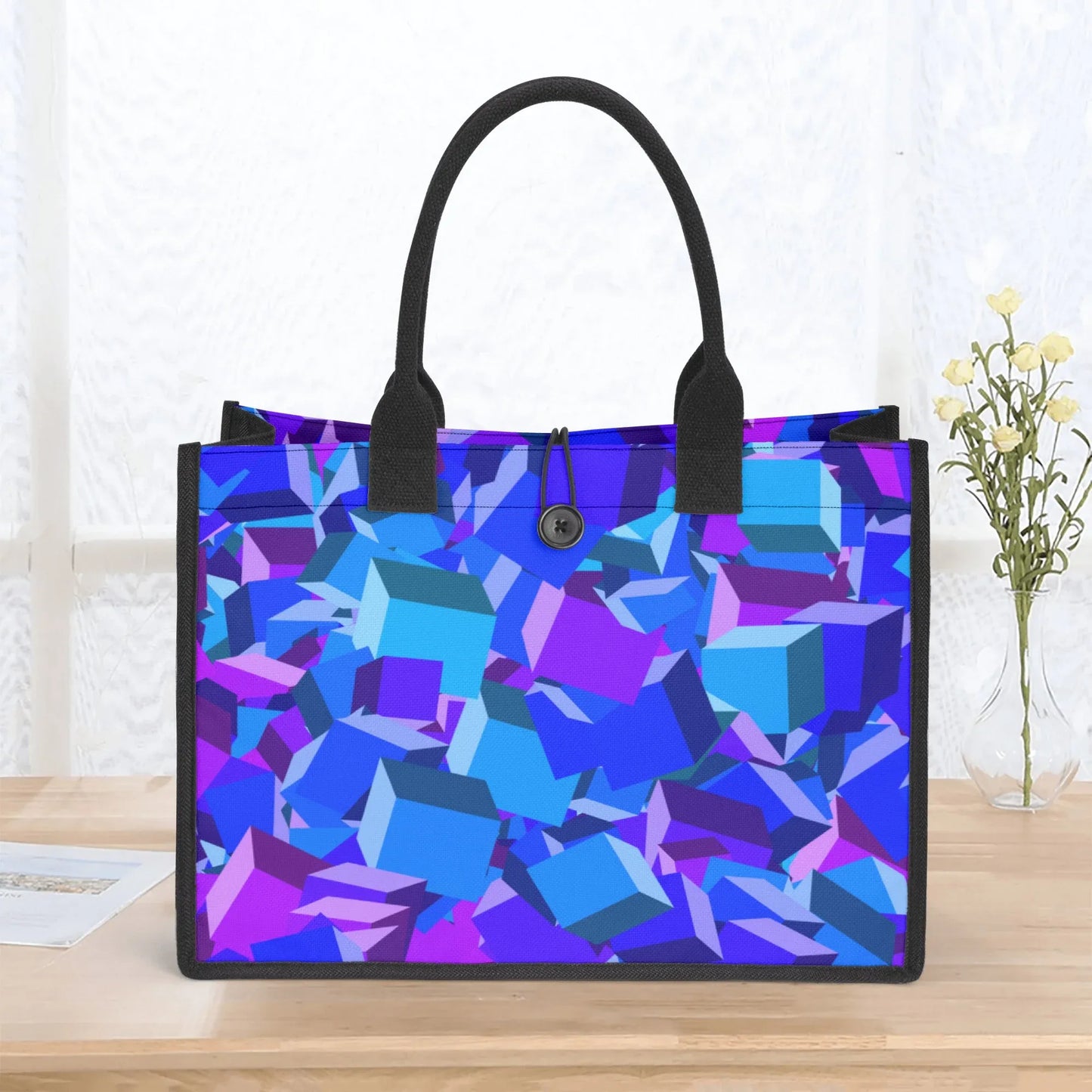 blue-cube-canvas-shopper-tasche-einkaufstasche-jlr-design-5 - JLR Design