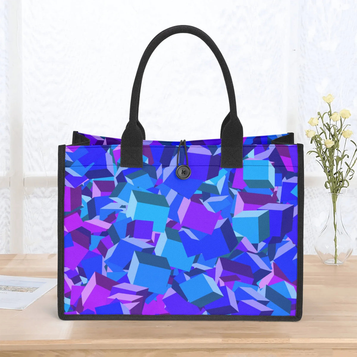 blue-cube-premium-canvas-shopper-tasche-tragetasche-jlr-design-jlr-design-de-5 - JLR Design