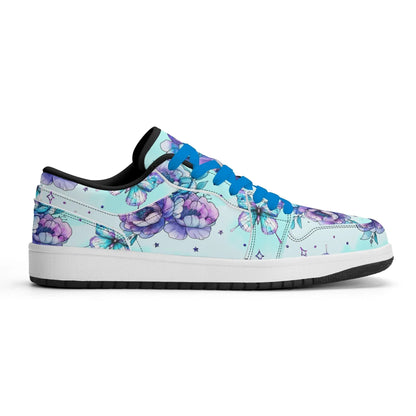 blue-flowers-low-top-leder-sneaker-fur-damen-sneaker-jlr-design-12 - JLR Design