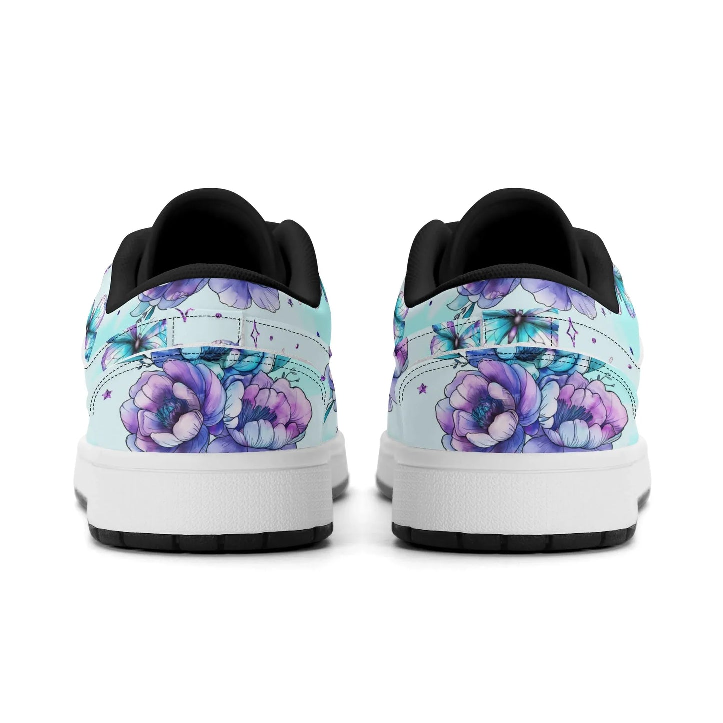blue-flowers-low-top-leder-sneaker-fur-damen-sneaker-jlr-design-13 - JLR Design