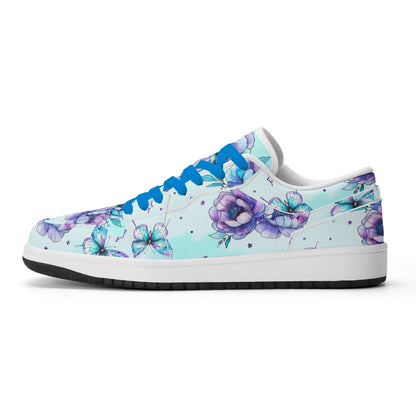 blue-flowers-low-top-leder-sneaker-fur-damen-sneaker-jlr-design-2 - JLR Design