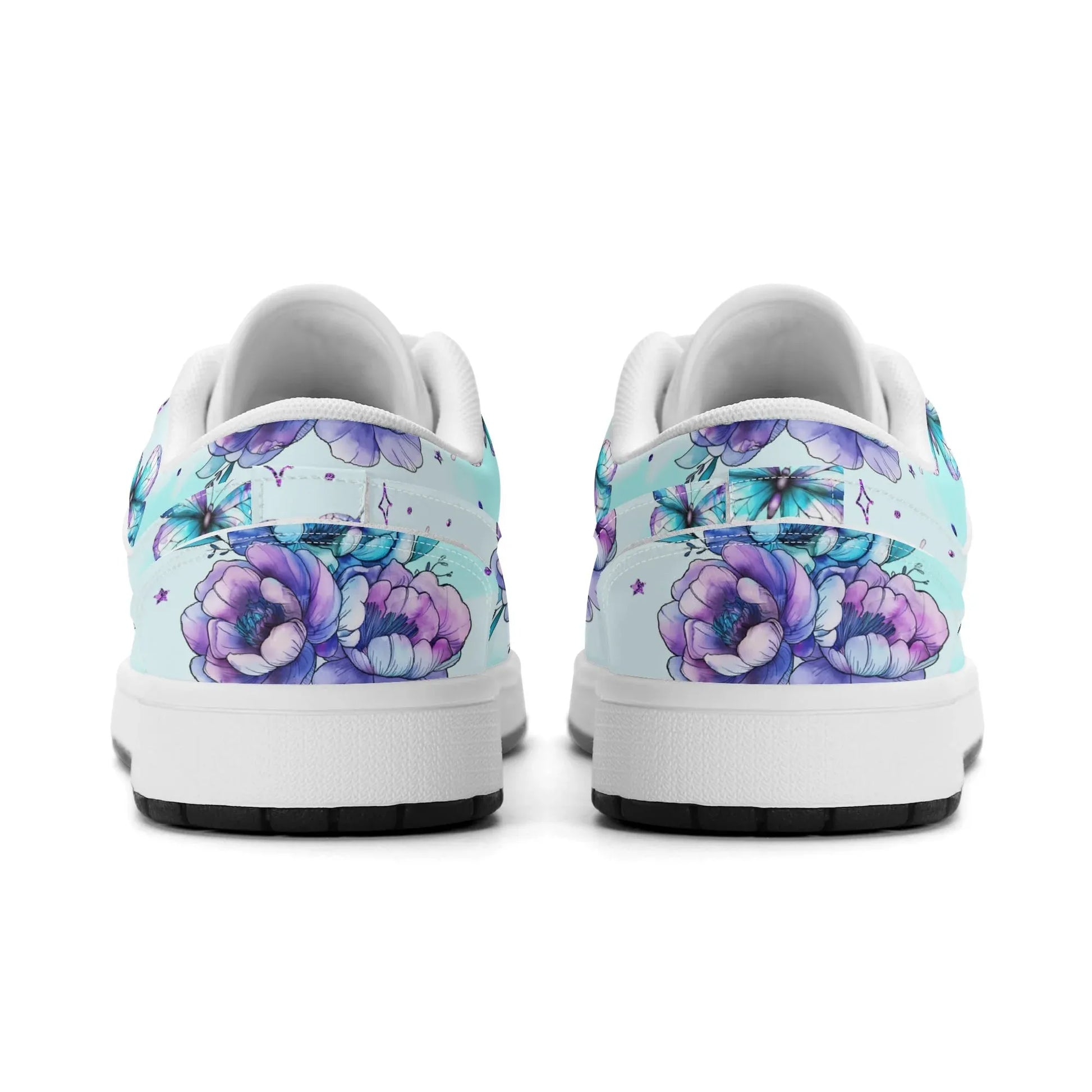 blue-flowers-low-top-leder-sneaker-fur-damen-sneaker-jlr-design-6 - JLR Design