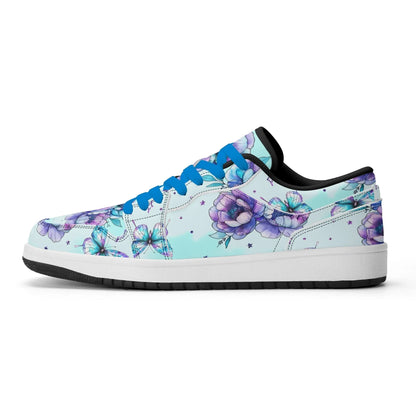 blue-flowers-low-top-leder-sneaker-fur-damen-sneaker-jlr-design-9 - JLR Design