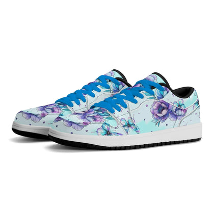 blue-flowers-low-top-leder-sneaker-fur-herren-sneaker-jlr-design-8 - JLR Design