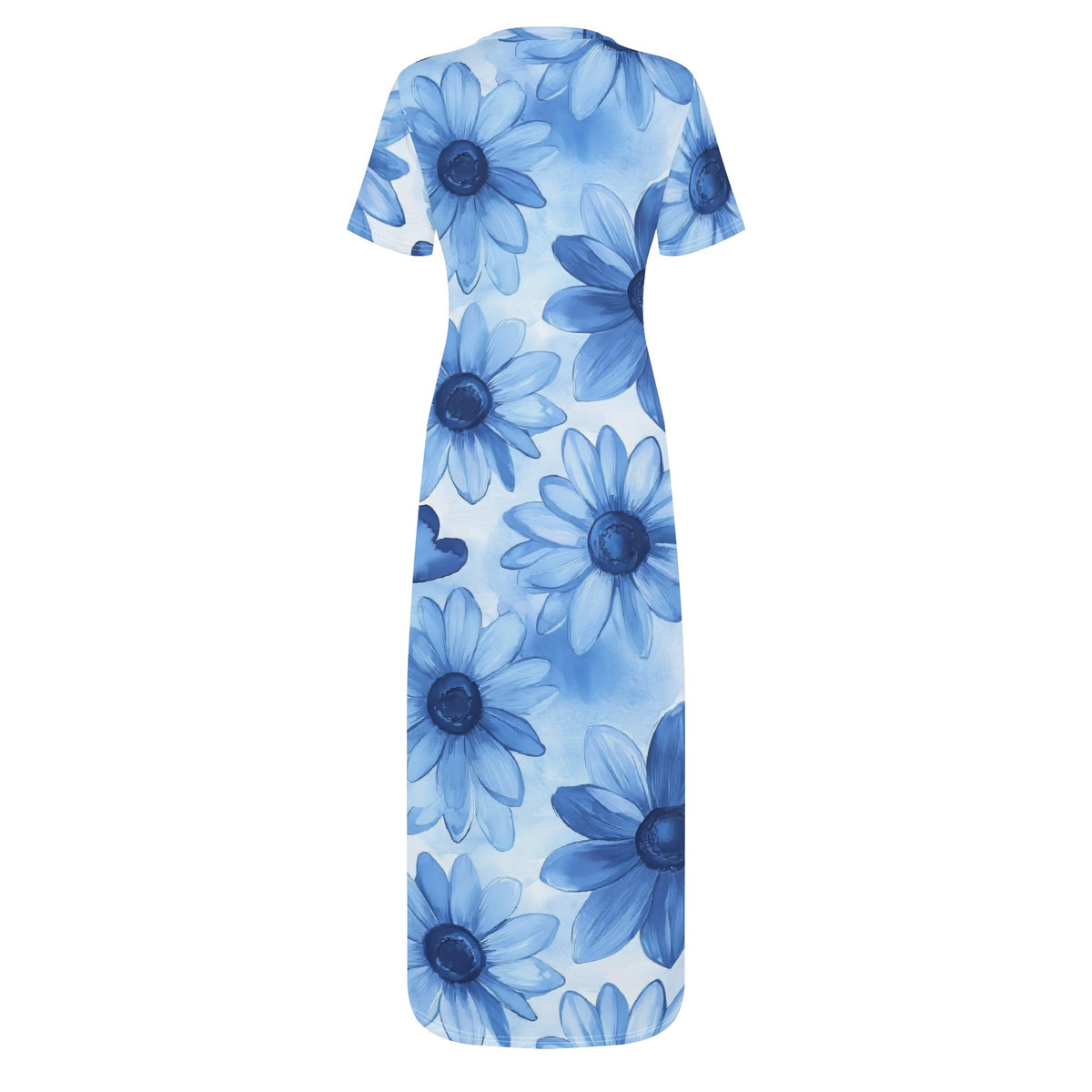 blue-flowers-v1-bodycon-maxi-dress-long-dress-jlr-design-jlr-design-de-4 - JLR Design