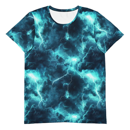 blue-lightning-sport-t-shirt-fur-herren-sport-t-shirt-jlr-design-5 - JLR Design