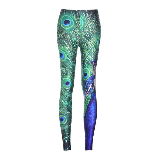 blue-peacock-damen-leggings-leggings-jlr-design-1 - JLR Design