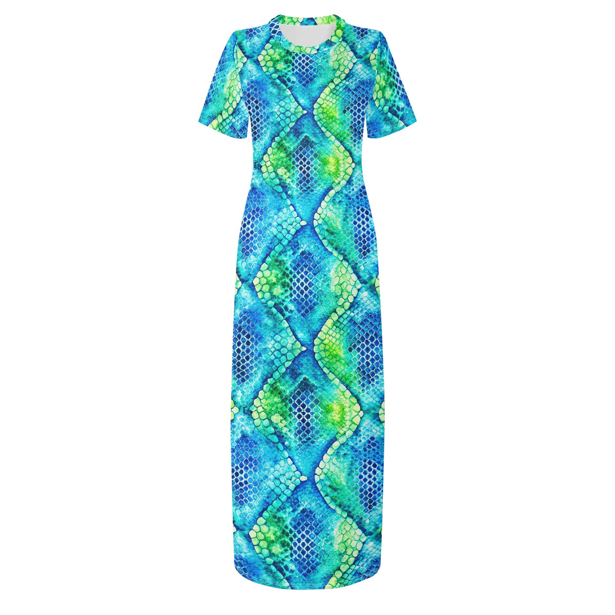 blue-scales-v3-bodycon-maxi-dress-long-dress-jlr-design-jlr-design-de-3 - JLR Design
