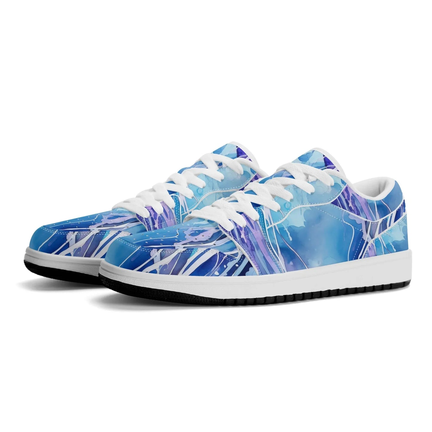 blue-sea-low-top-leder-sneaker-fur-damen-sneaker-jlr-design-1 - JLR Design