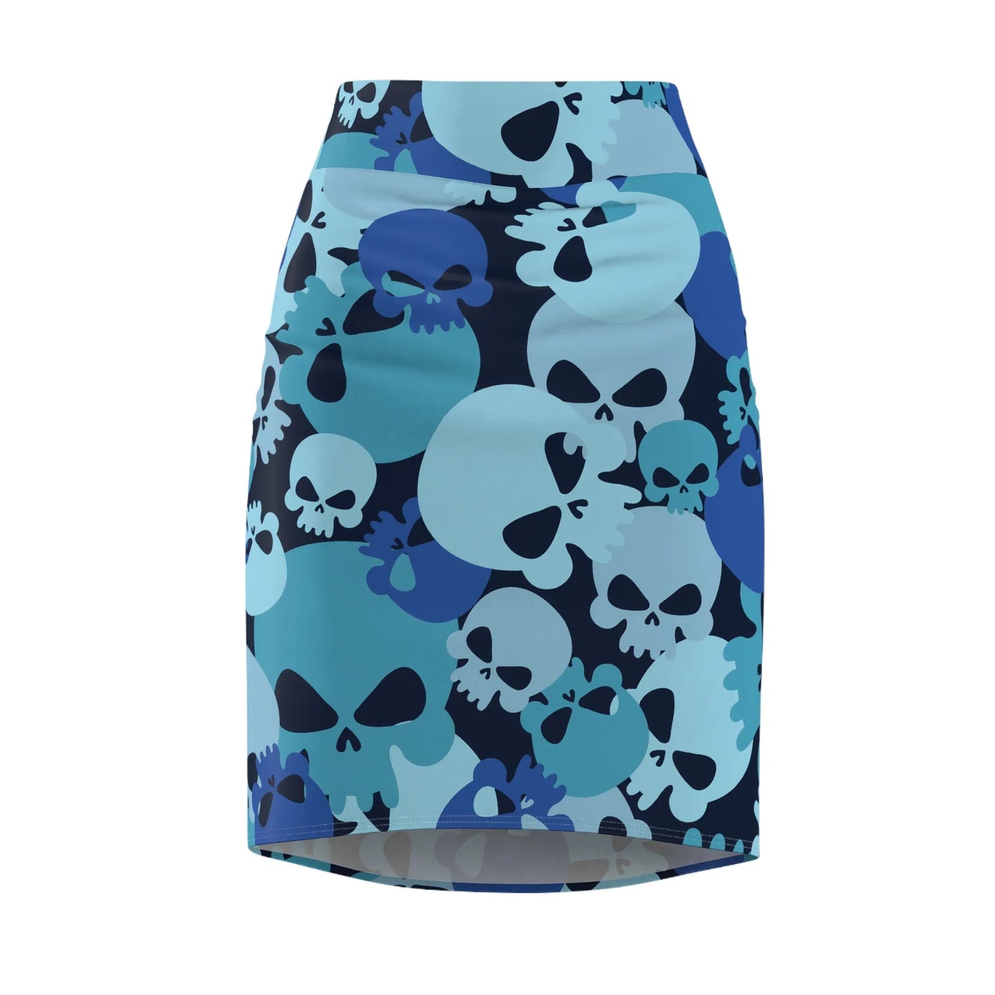 blue-skull-bleistiftrock-fur-damen-eleganter-mid-waist-rock-mit-stretch-komfort-bleistiftrock-jlr-design-4 - JLR Design
