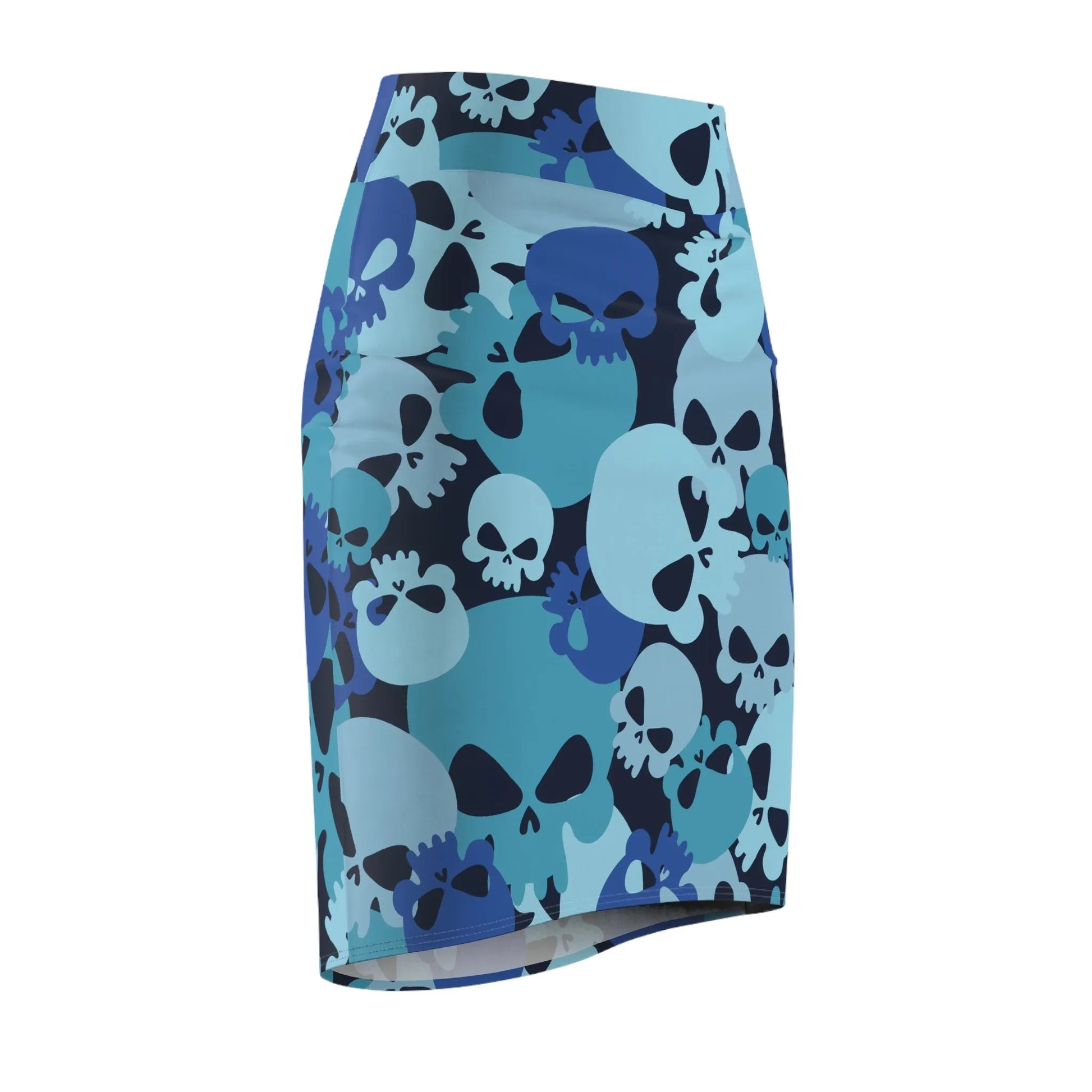 blue-skull-bleistiftrock-fur-damen-eleganter-mid-waist-rock-mit-stretch-komfort-bleistiftrock-jlr-design-6 - JLR Design