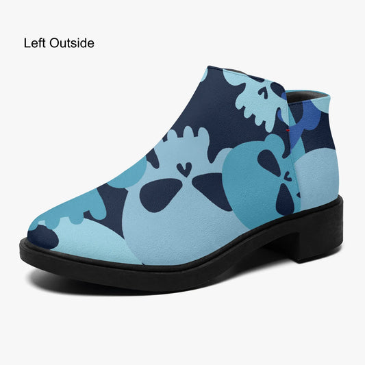 blue-skull-elegante-reissverschluss-stiefeletten-stiefeletten-jlr-design-1 - JLR Design