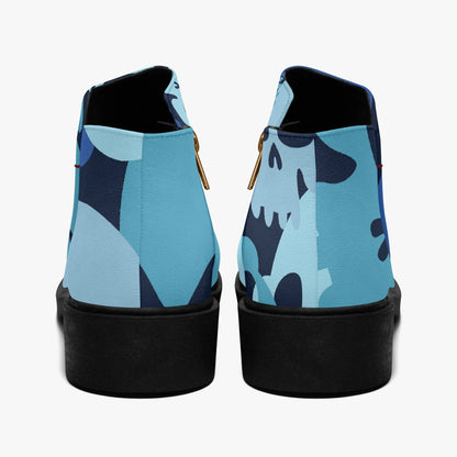 blue-skull-elegante-reissverschluss-stiefeletten-stiefeletten-jlr-design-2 - JLR Design
