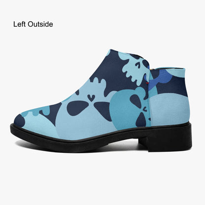 blue-skull-elegante-reissverschluss-stiefeletten-stiefeletten-jlr-design-5 - JLR Design