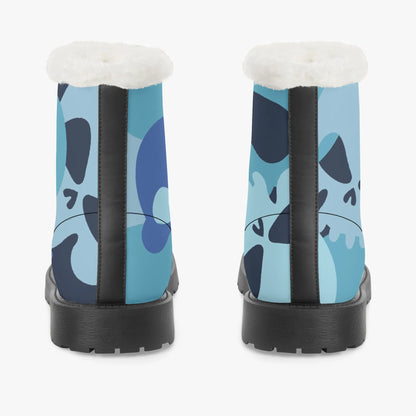 blue-skull-faux-fur-leder-boots-boots-jlr-design-6 - JLR Design