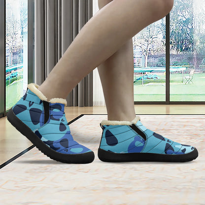 blue-skull-faux-fur-slipper-slipper-jlr-design-3 - JLR Design