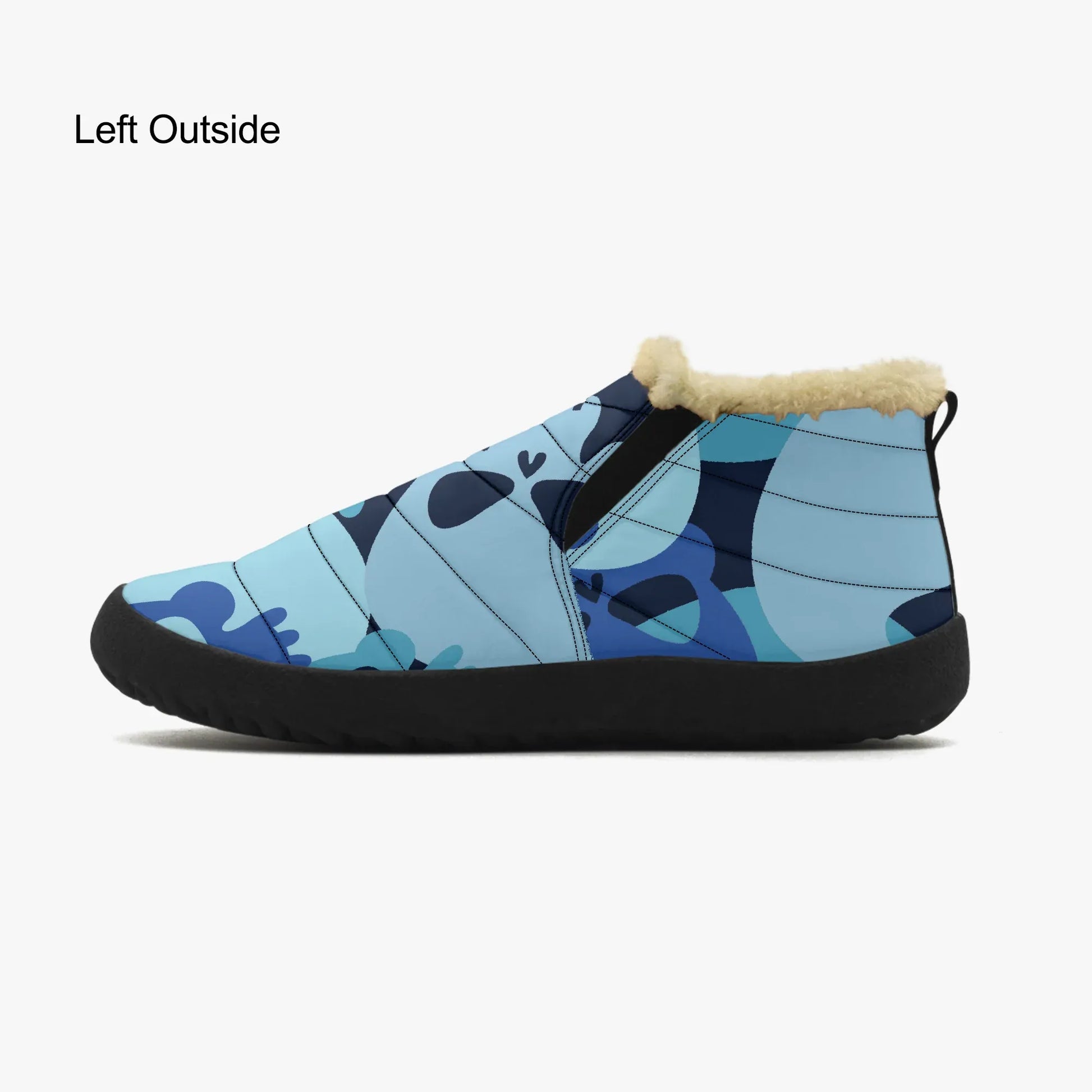 blue-skull-faux-fur-slipper-slipper-jlr-design-4 - JLR Design