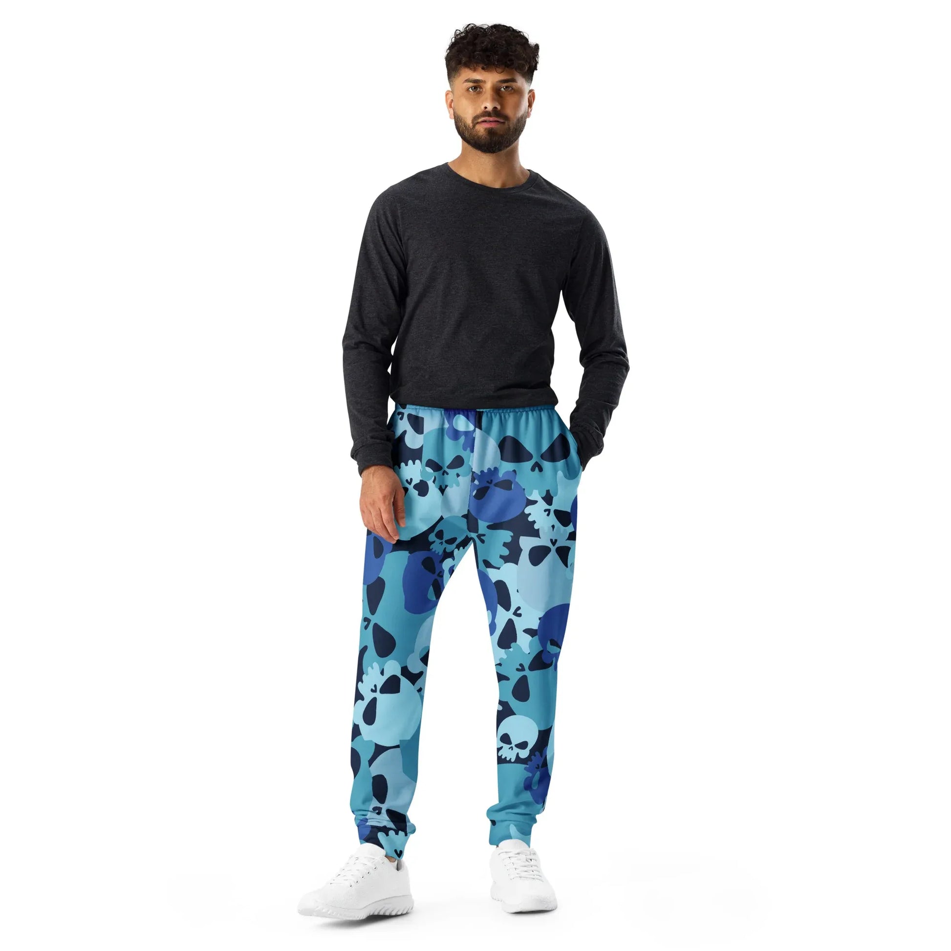 blue-skull-herren-jogginghose-jogginghose-jlr-design-3 - JLR Design
