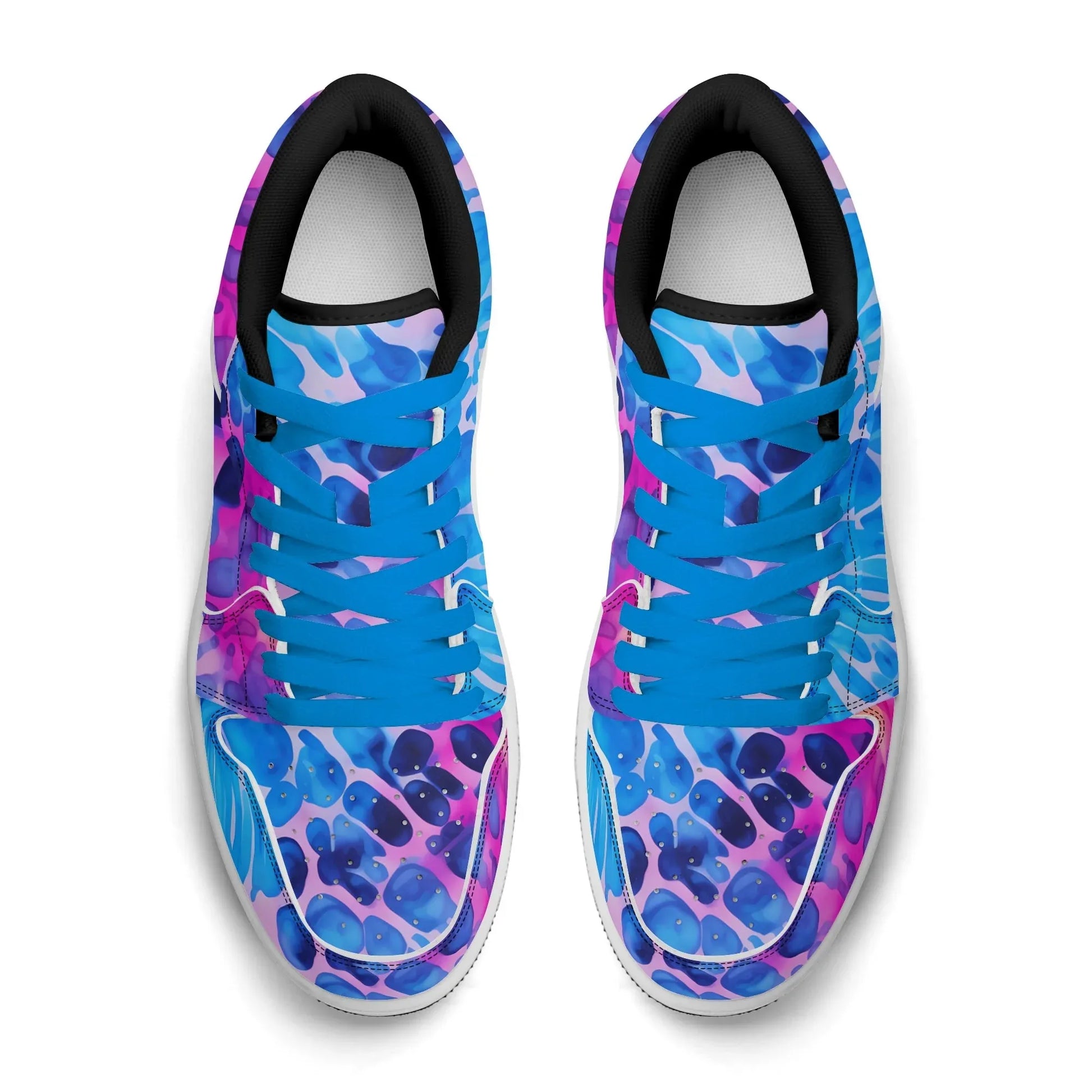blue-splash-low-top-leder-sneaker-fur-damen-sneaker-jlr-design-14 - JLR Design