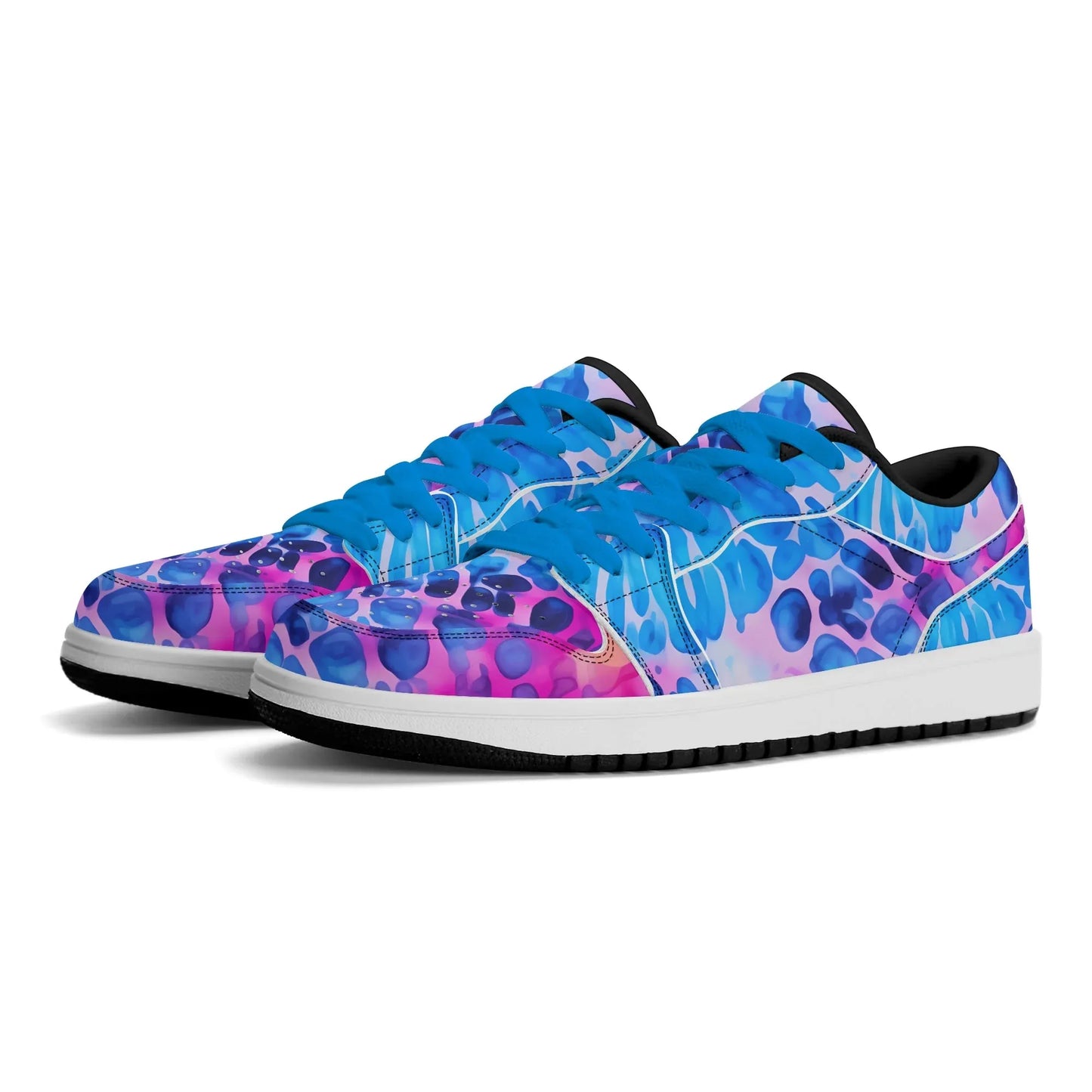 blue-splash-low-top-leder-sneaker-fur-damen-sneaker-jlr-design-8 - JLR Design