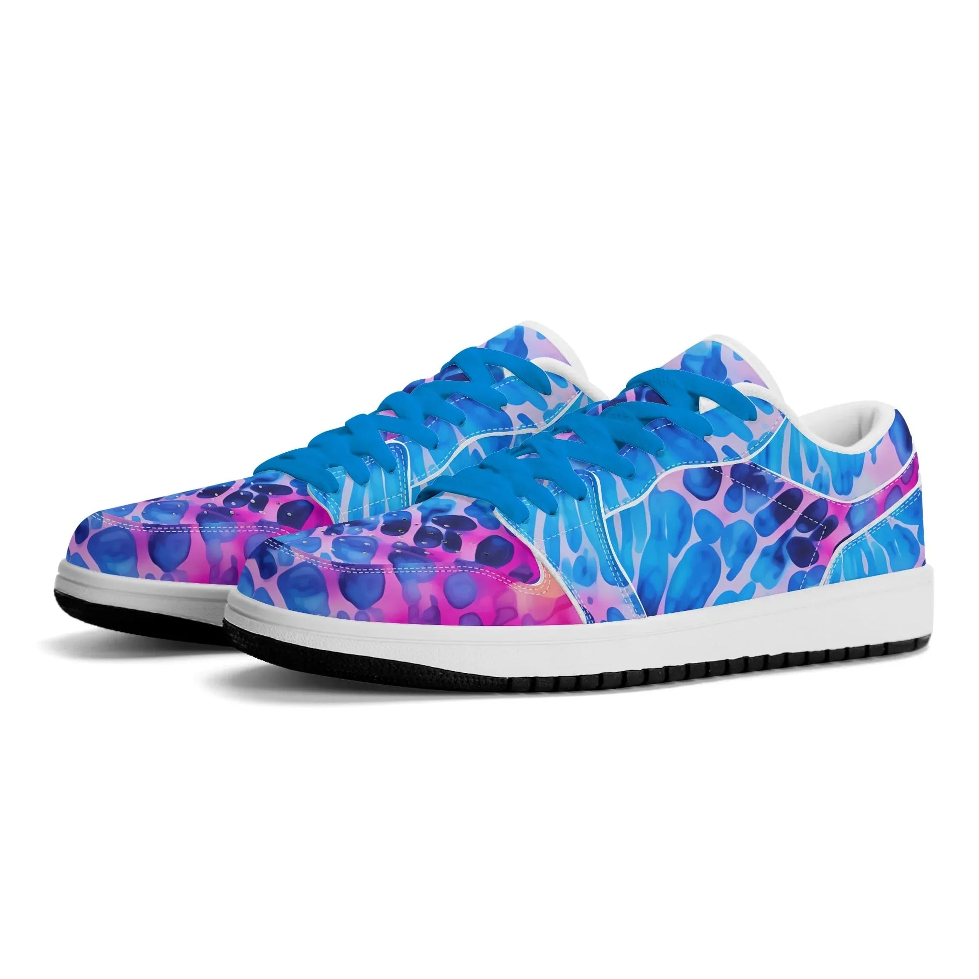 blue-splash-low-top-leder-sneaker-fur-herren-sneaker-jlr-design-1 - JLR Design