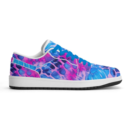blue-splash-low-top-leder-sneaker-fur-herren-sneaker-jlr-design-5 - JLR Design