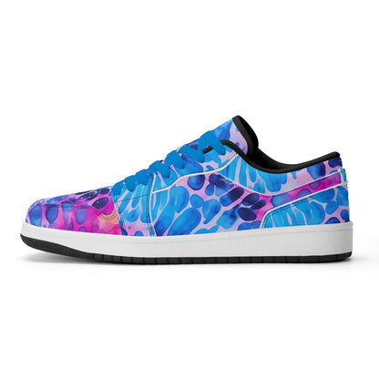 blue-splash-low-top-leder-sneaker-fur-herren-sneaker-jlr-design-9 - JLR Design