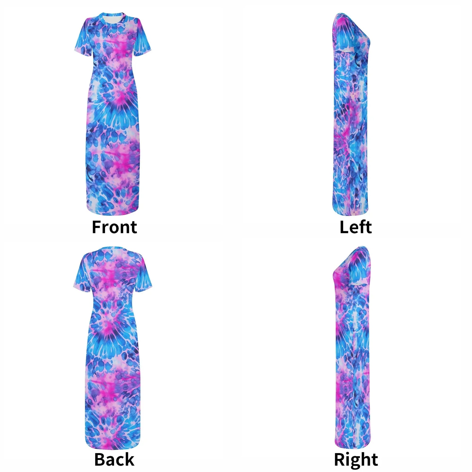 blue-splash-short-sleeve-long-dress-long-dress-jlr-design-7 - JLR Design