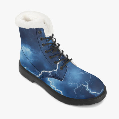 blue-thunder-faux-fur-leder-boots-boots-jlr-design-7 - JLR Design