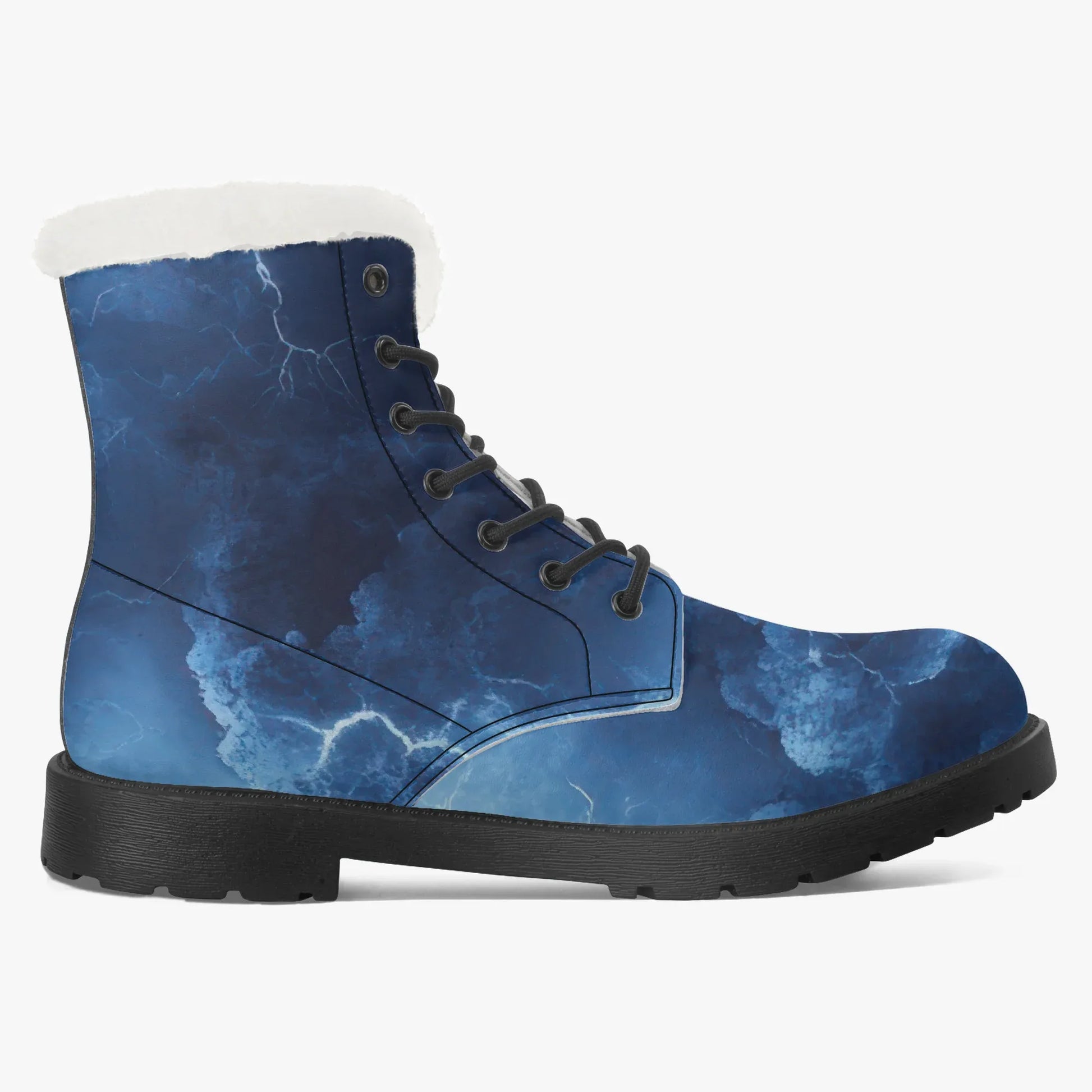 blue-thunder-faux-fur-leder-boots-boots-jlr-design-8 - JLR Design
