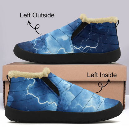 blue-thunder-faux-fur-slipper-slipper-jlr-design-1 - JLR Design
