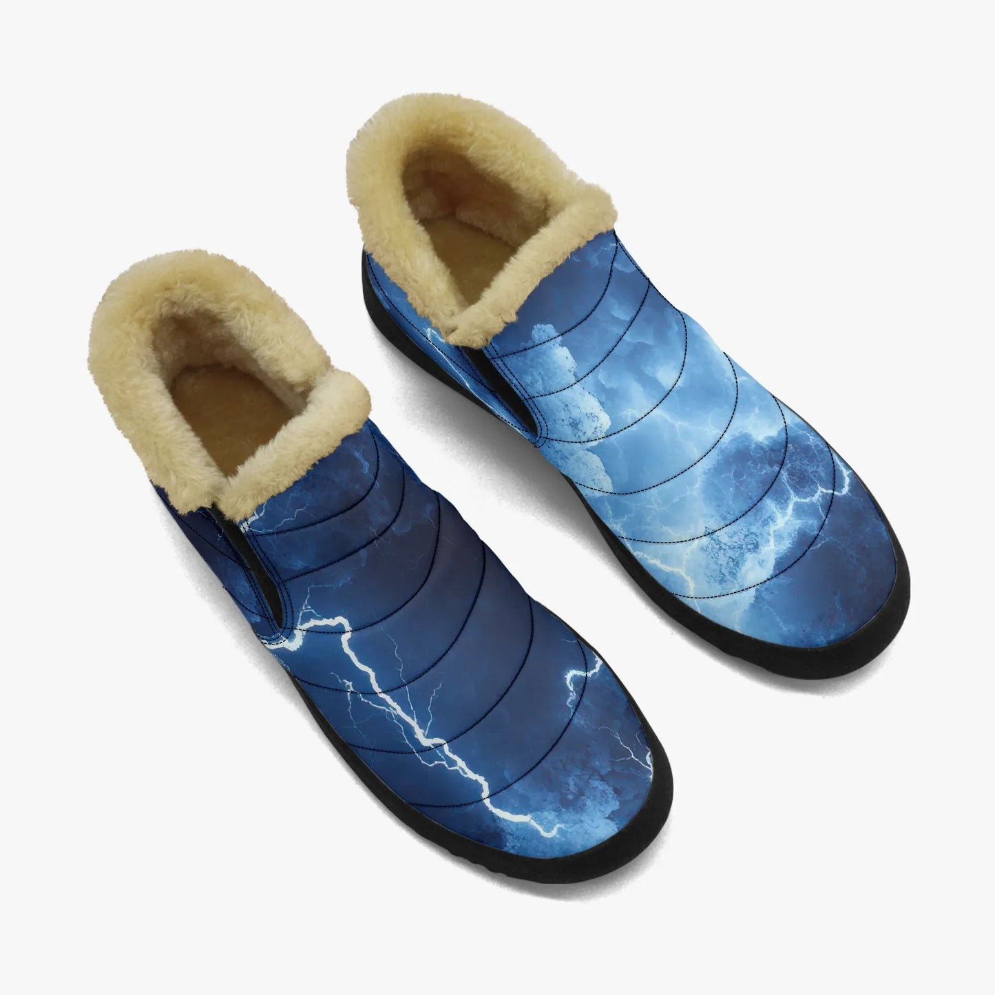 blue-thunder-faux-fur-slipper-slipper-jlr-design-2 - JLR Design