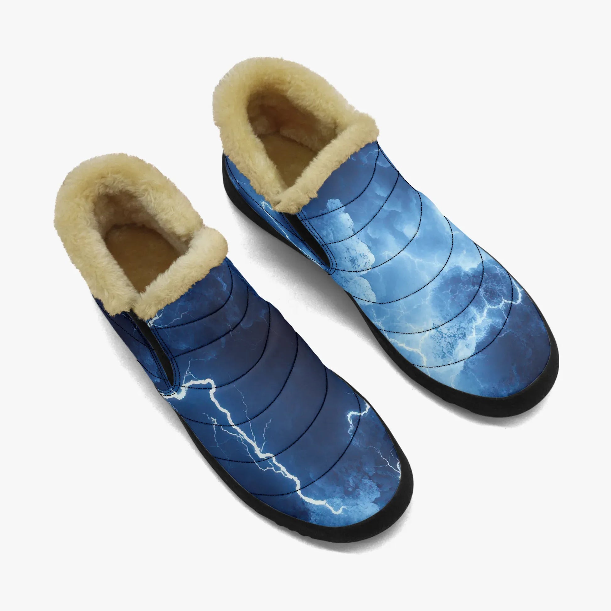 blue-thunder-faux-fur-slipper-slipper-jlr-design-2 - JLR Design
