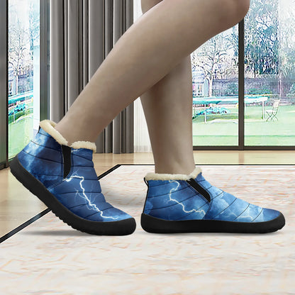 blue-thunder-faux-fur-slipper-slipper-jlr-design-3 - JLR Design