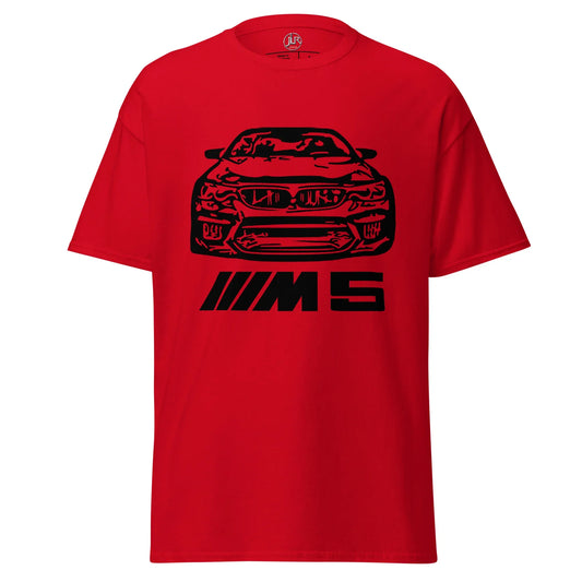 bmw-m5-f90-mit-carbon-frontlippe-t-shirt-t-shirt-jlr-design-1 - JLR Design