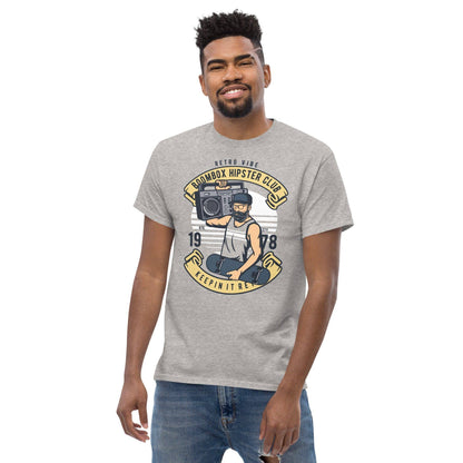 boombox-hipster-club-herren-t-shirt-t-shirt-jlr-design-1 - JLR Design